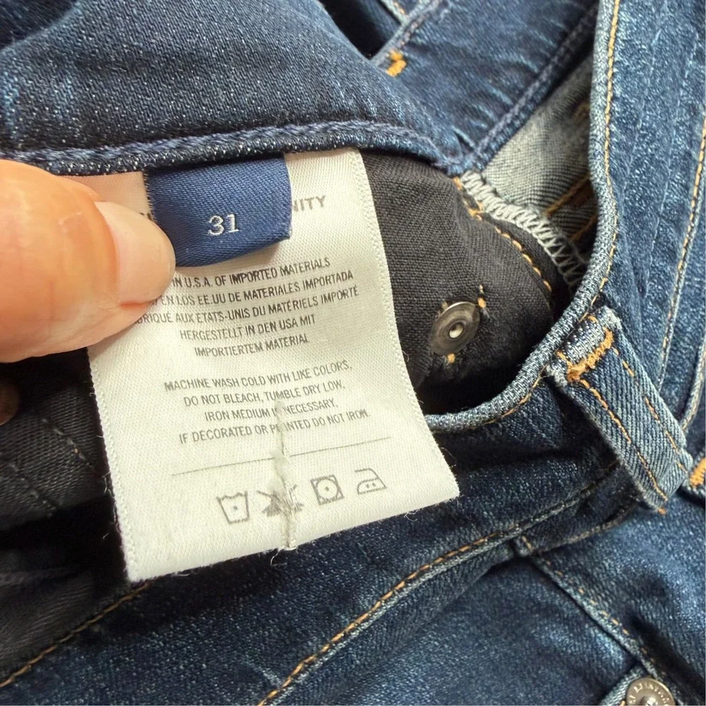 CITIZENS OF HUMANITY The Gage Jeans Dark Indigo Straight Leg Men's Size 31 FLAW